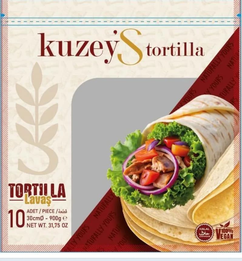 Kuzeys Tortilla 30 cm (10'lu) ambalajı